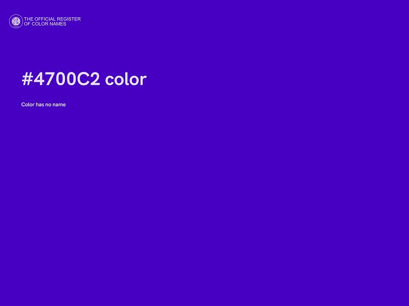 #4700C2 color image