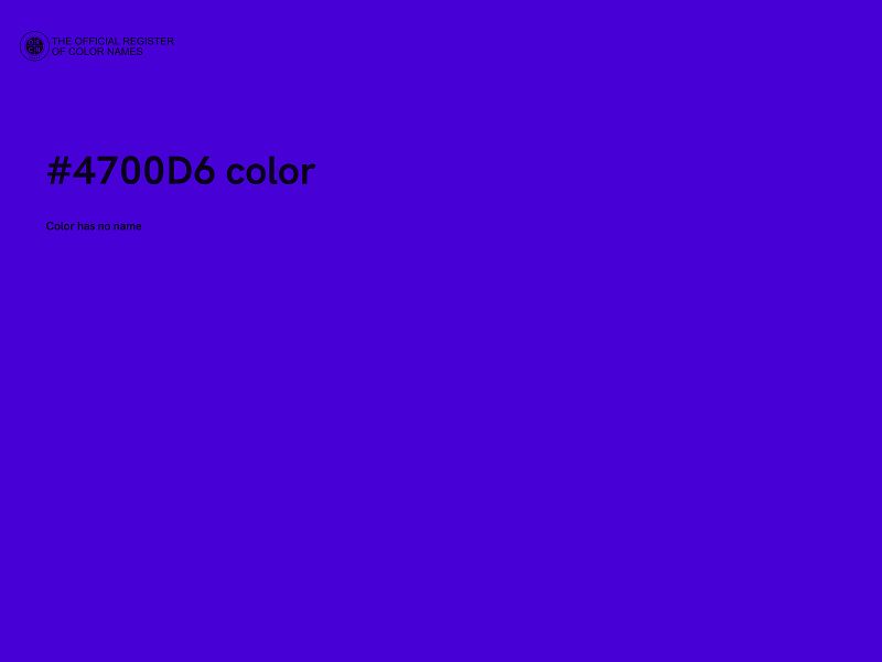 #4700D6 color image