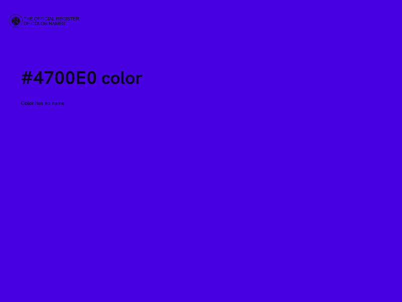 #4700E0 color image