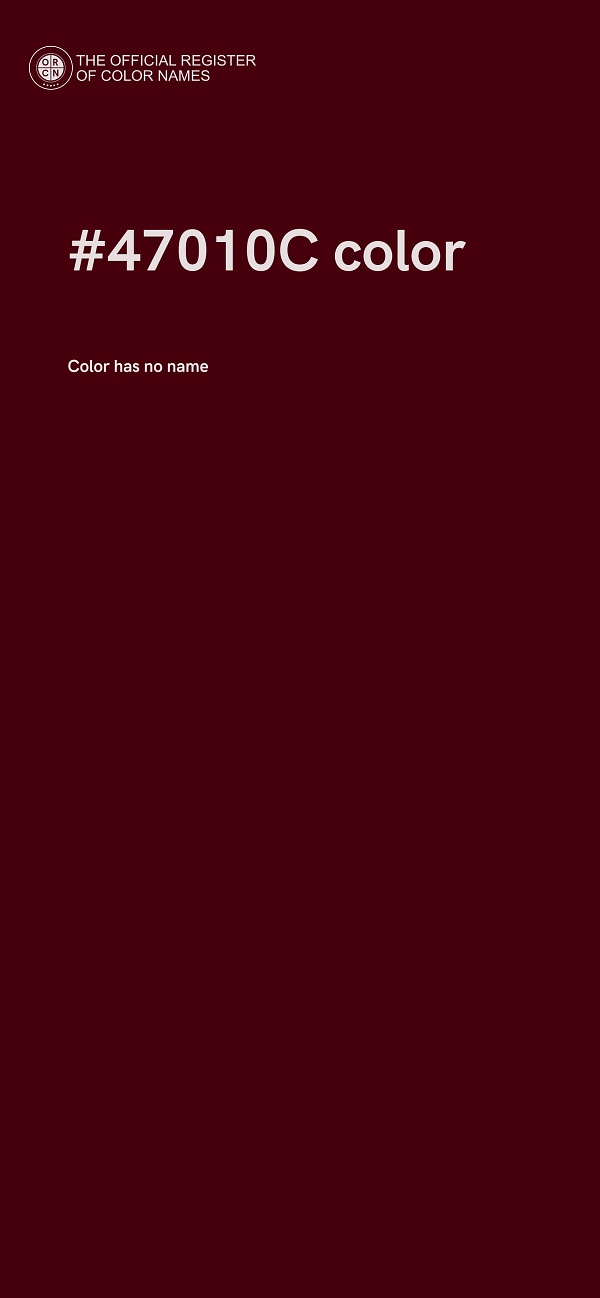 #47010C color image