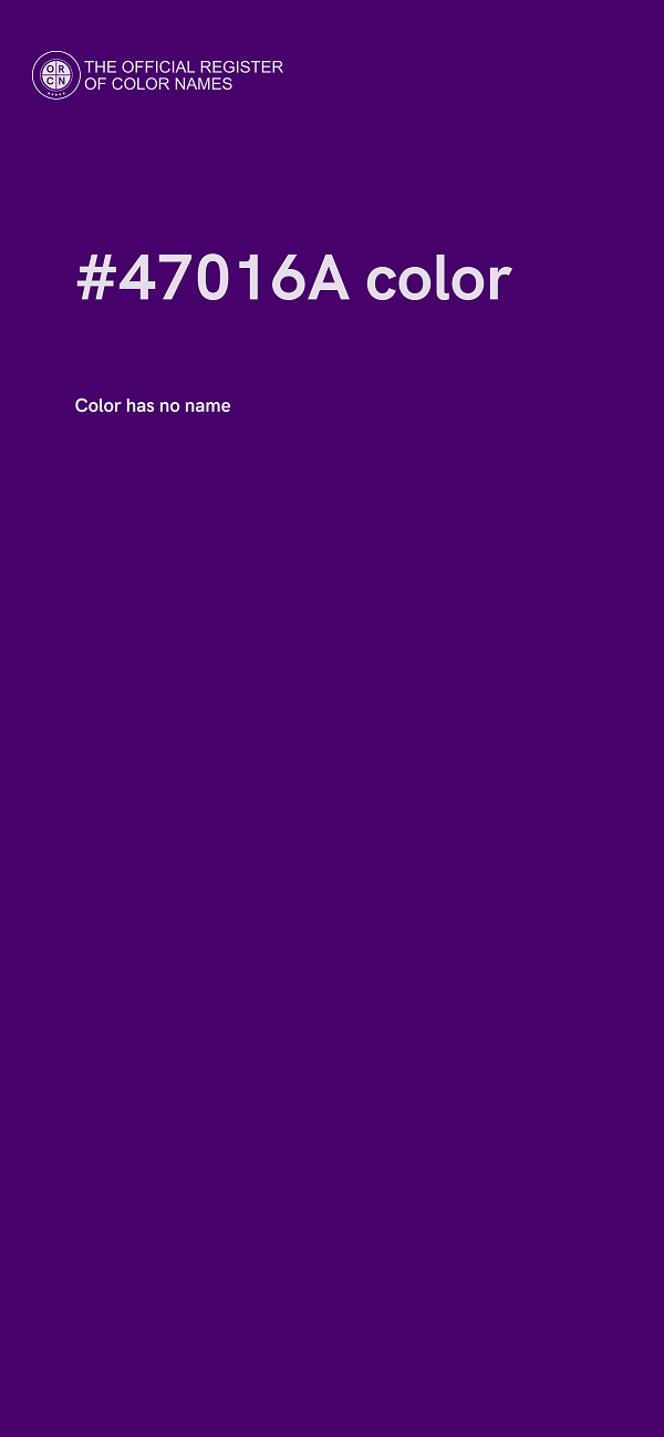 #47016A color image
