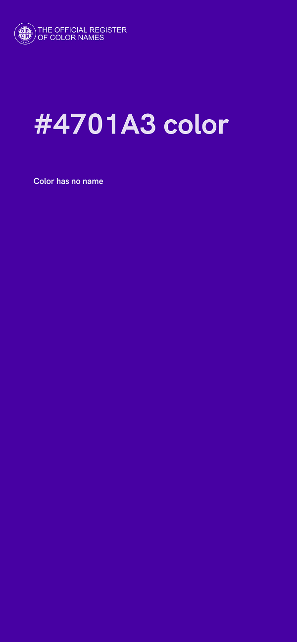 #4701A3 color image