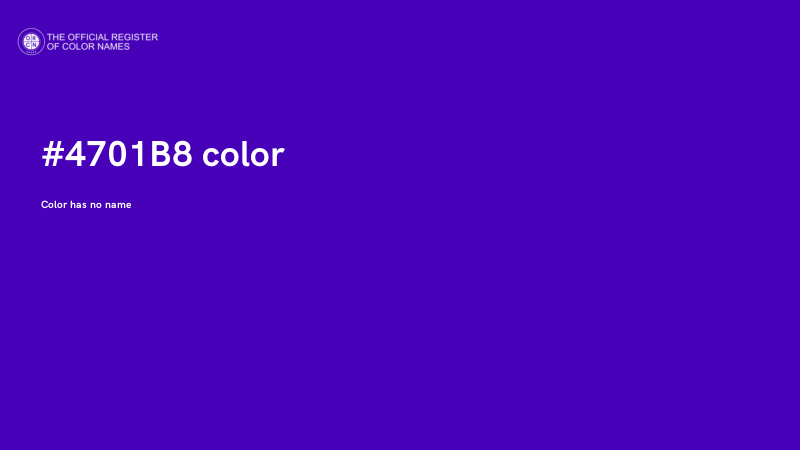 #4701B8 color image