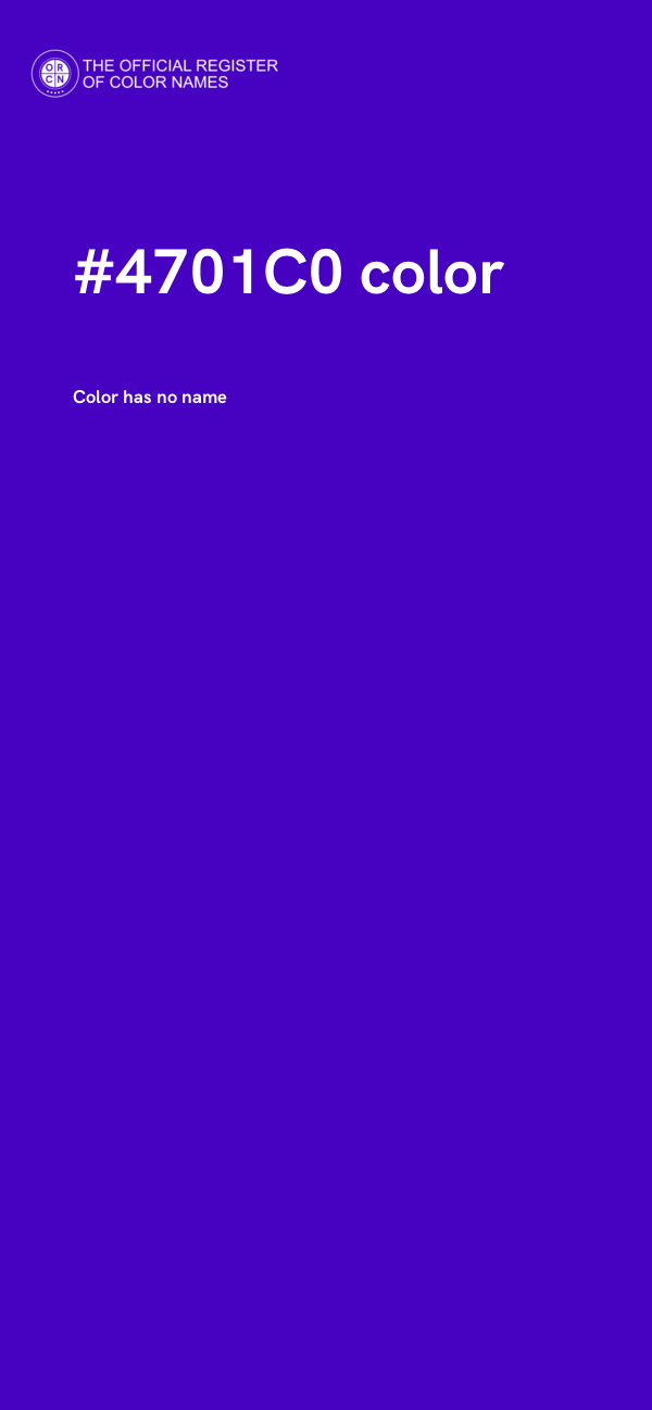 #4701C0 color image