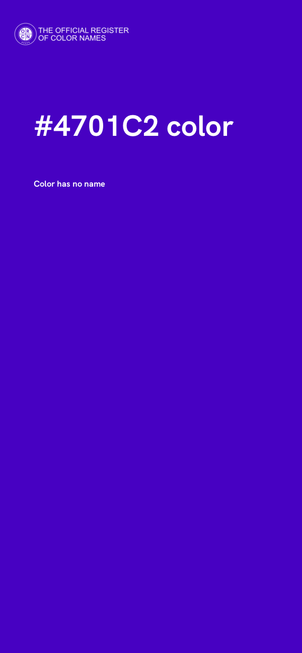 #4701C2 color image