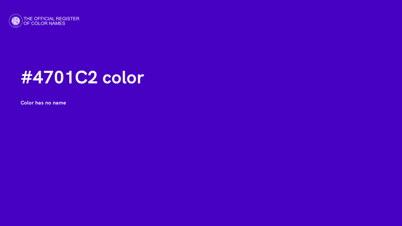 #4701C2 color image