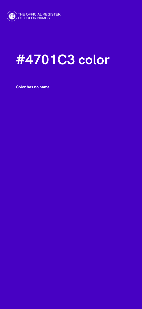 #4701C3 color image