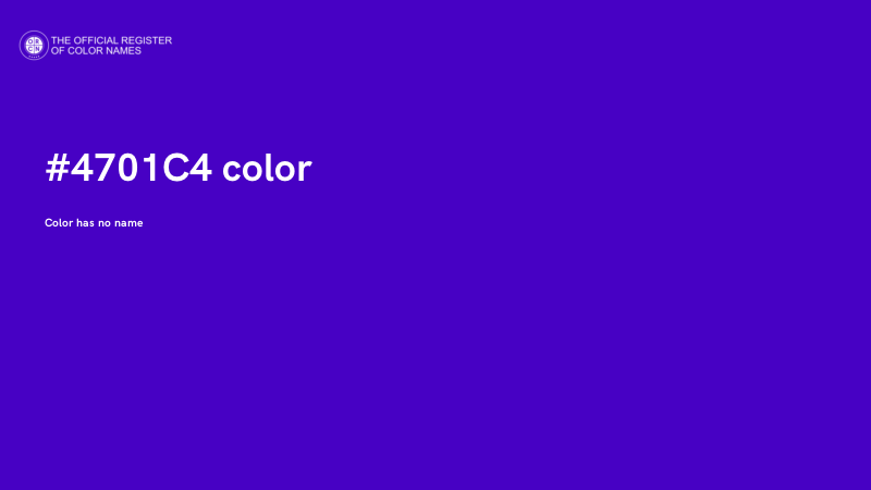 #4701C4 color image
