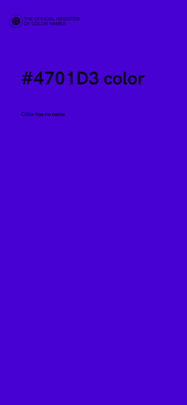 #4701D3 color image