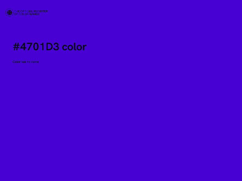 #4701D3 color image