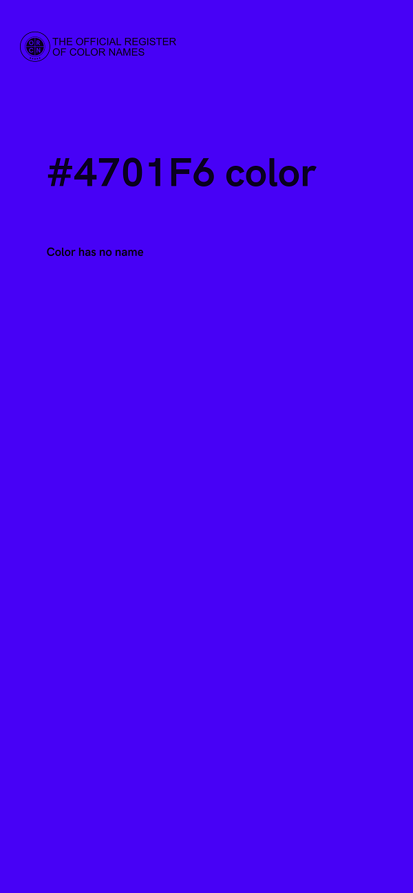 #4701F6 color image