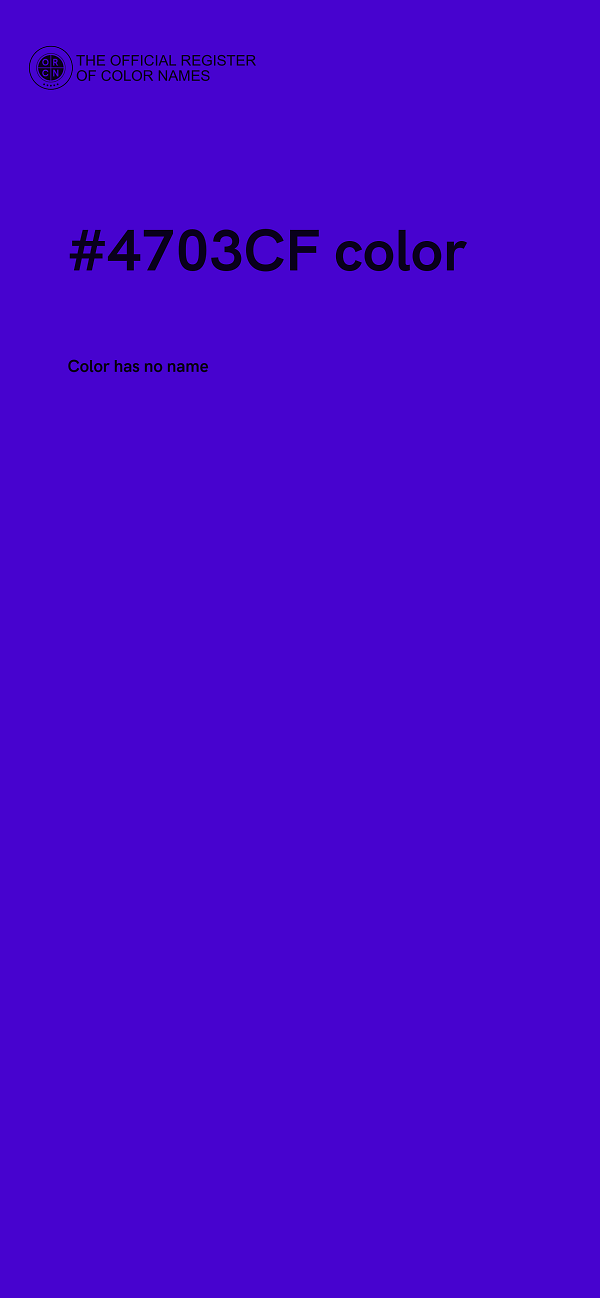 #4703CF color image
