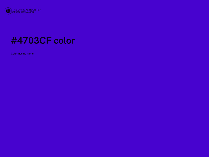 #4703CF color image