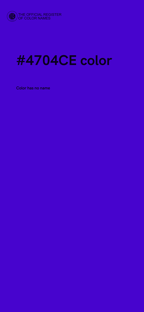 #4704CE color image