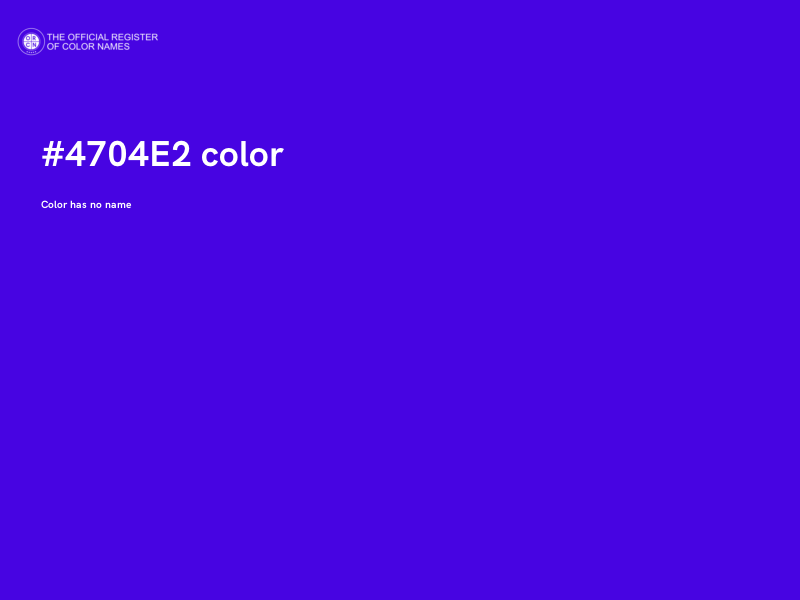 #4704E2 color image