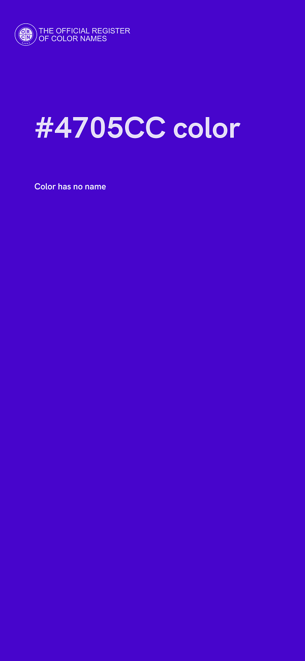 #4705CC color image