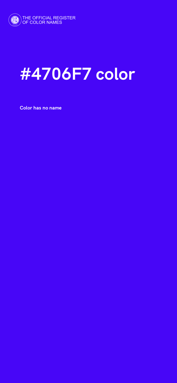 #4706F7 color image