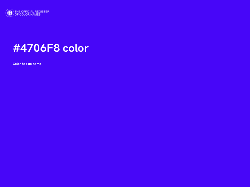 #4706F8 color image