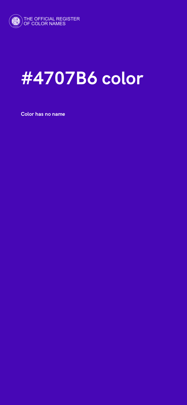 #4707B6 color image
