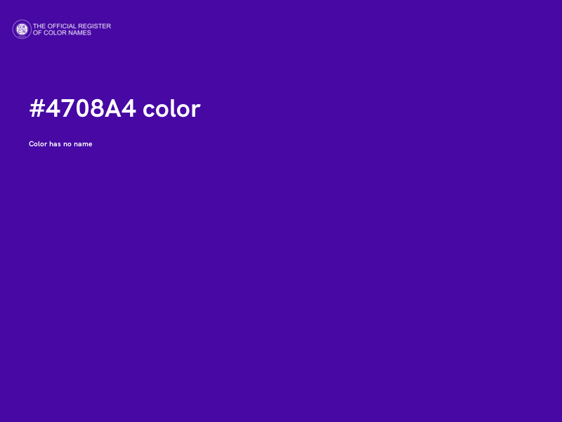 #4708A4 color image