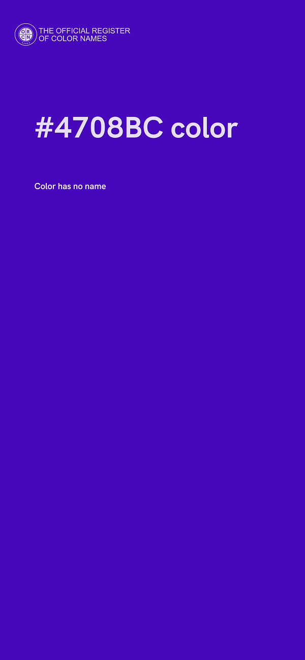 #4708BC color image