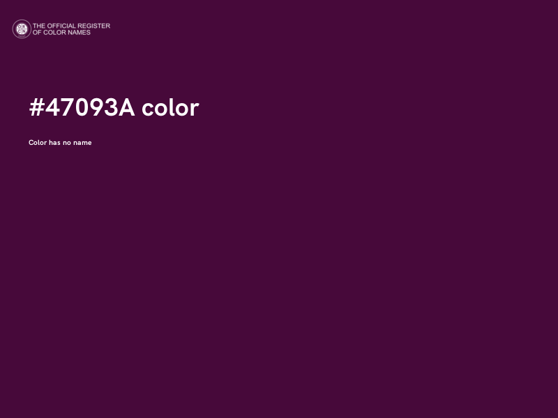 #47093A color image