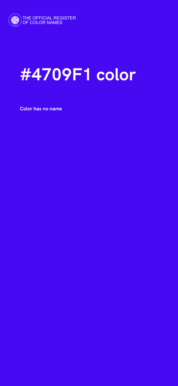 #4709F1 color image