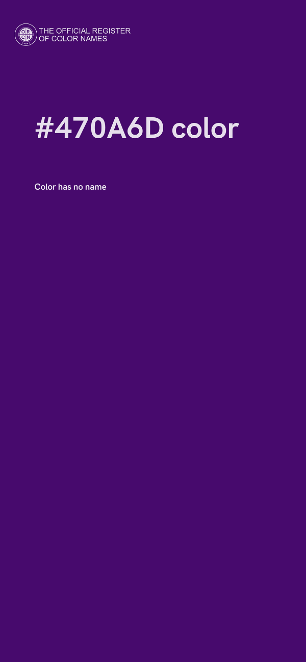 #470A6D color image
