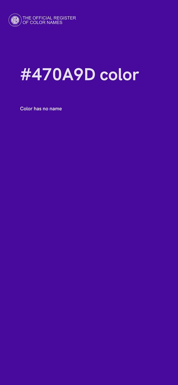 #470A9D color image