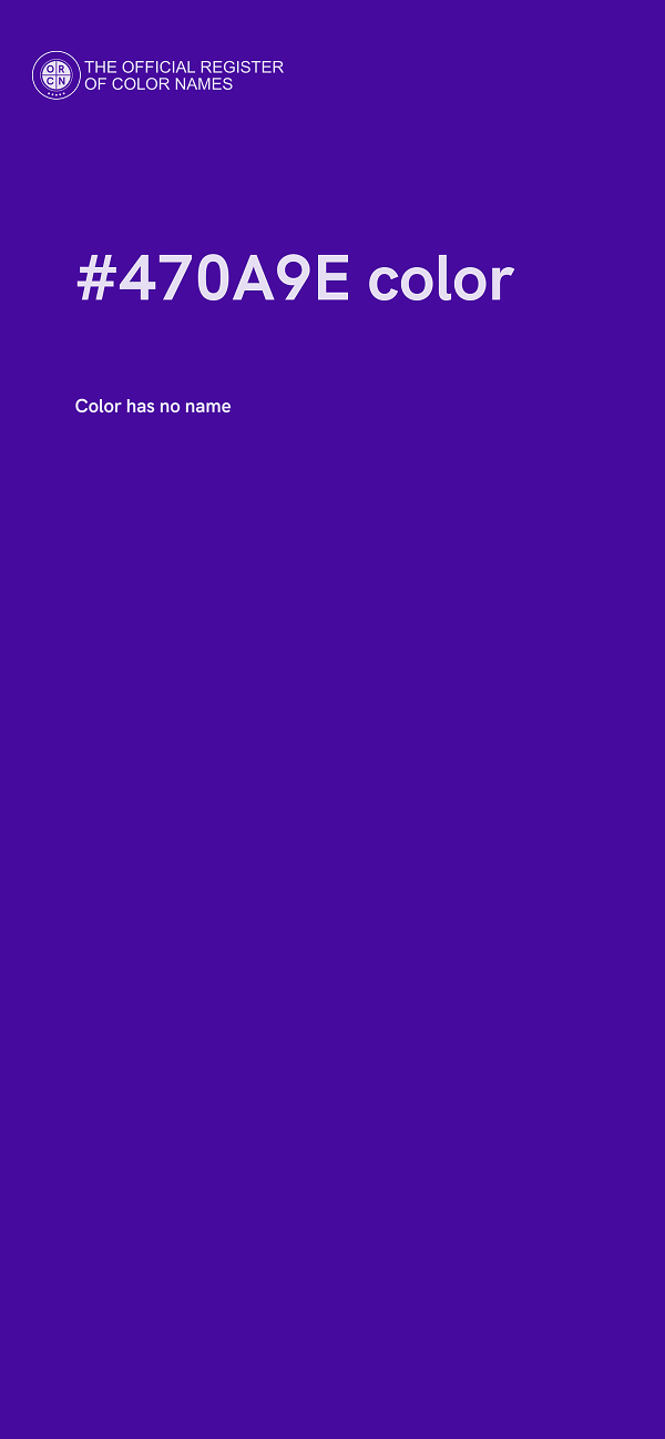 #470A9E color image