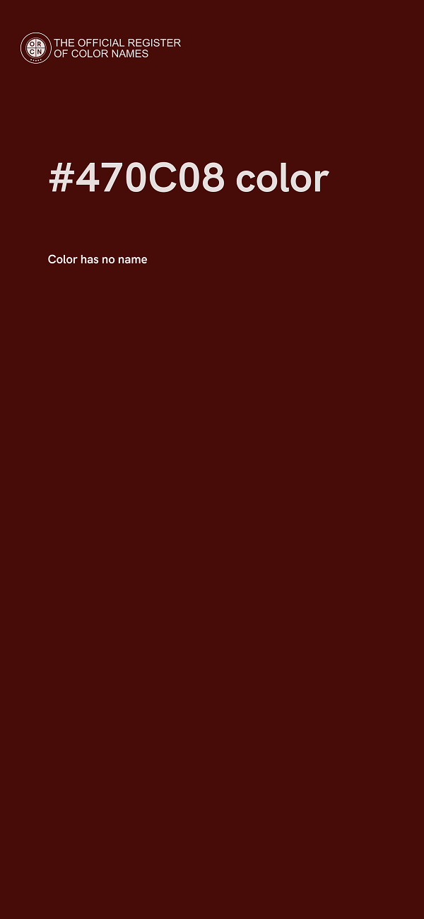 #470C08 color image