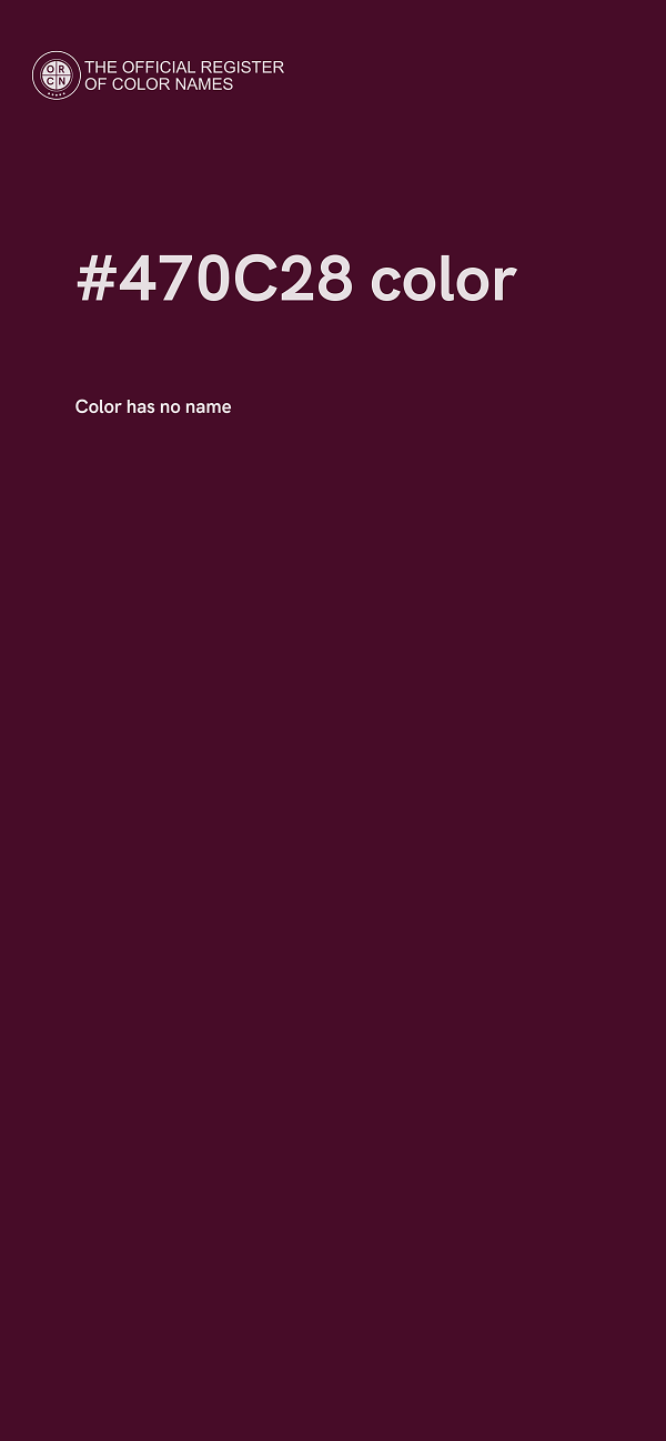 #470C28 color image