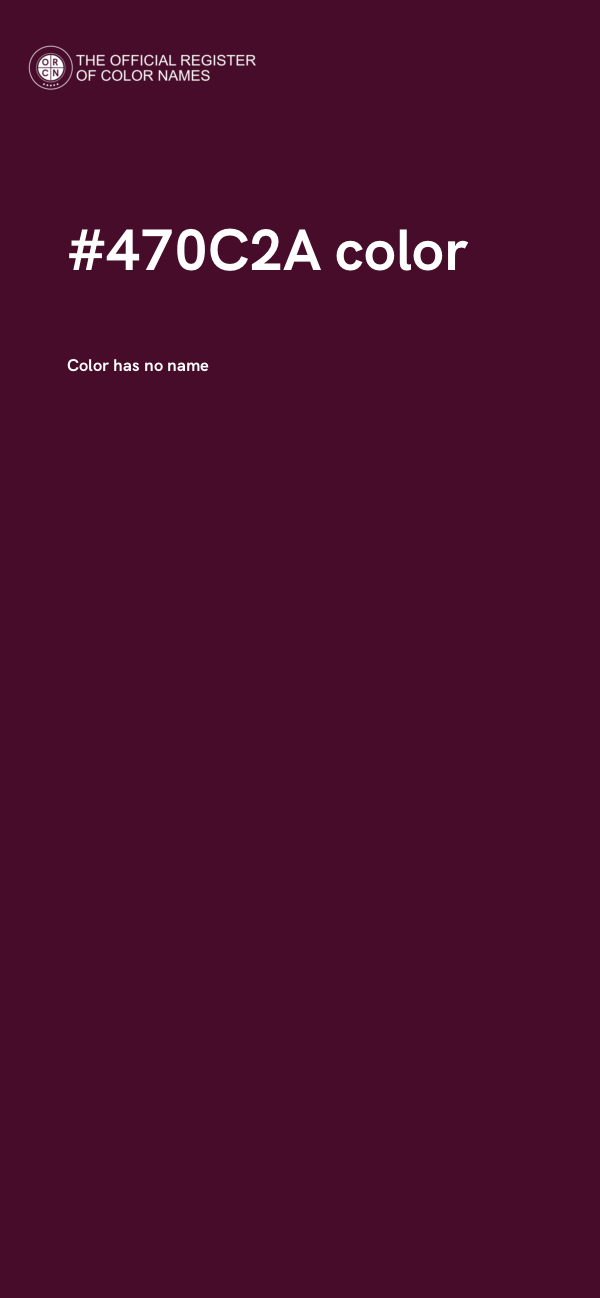 #470C2A color image