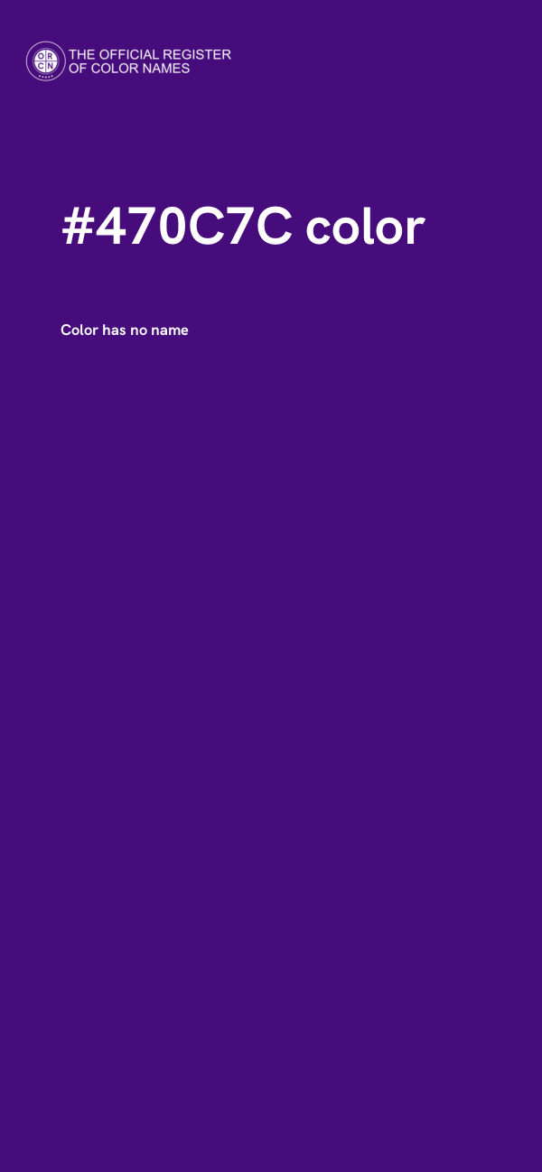 #470C7C color image