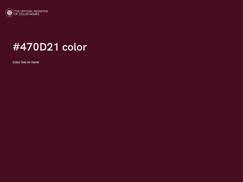 #470D21 color image