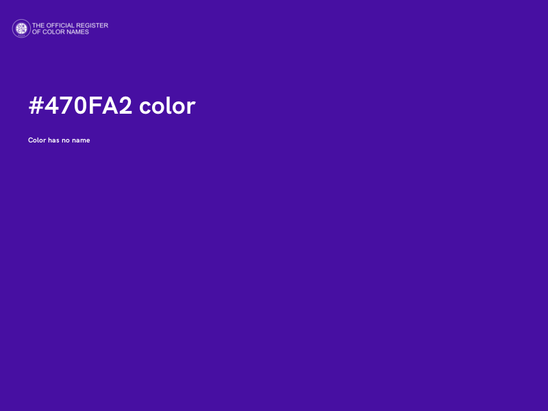 #470FA2 color image