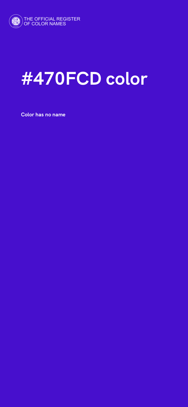 #470FCD color image
