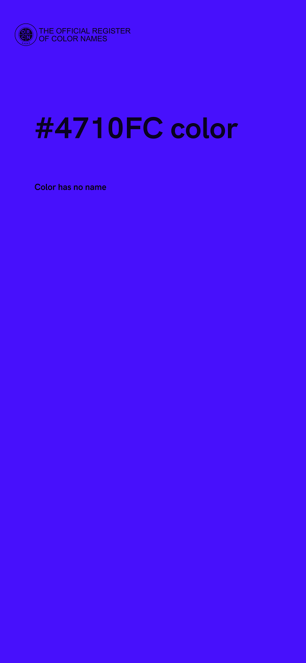 #4710FC color image