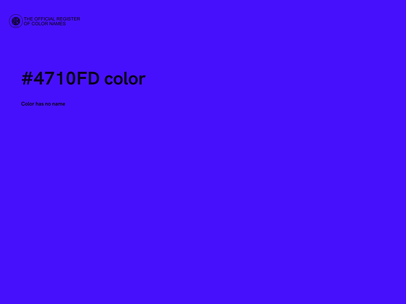 #4710FD color image