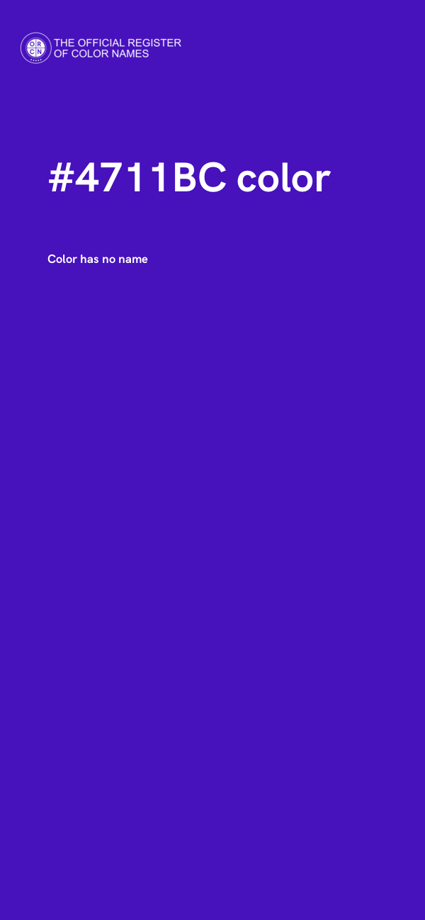 #4711BC color image