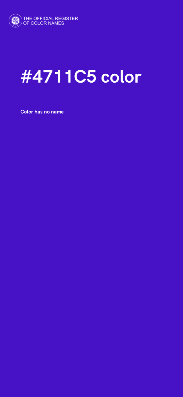 #4711C5 color image