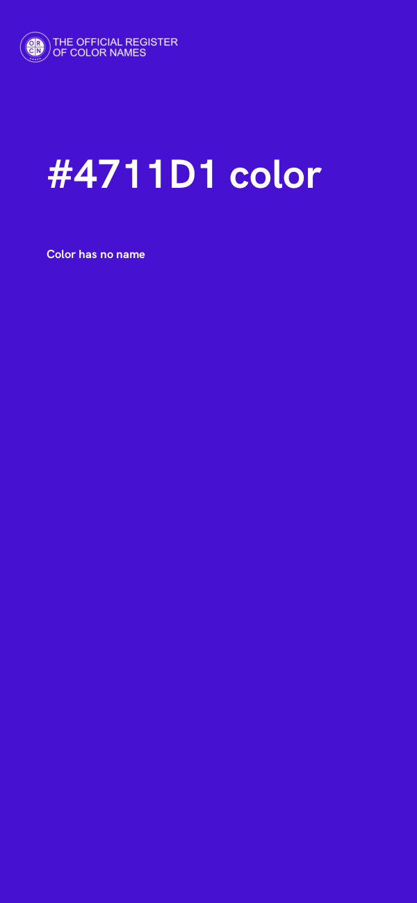 #4711D1 color image