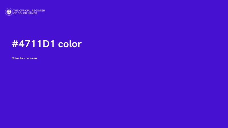#4711D1 color image