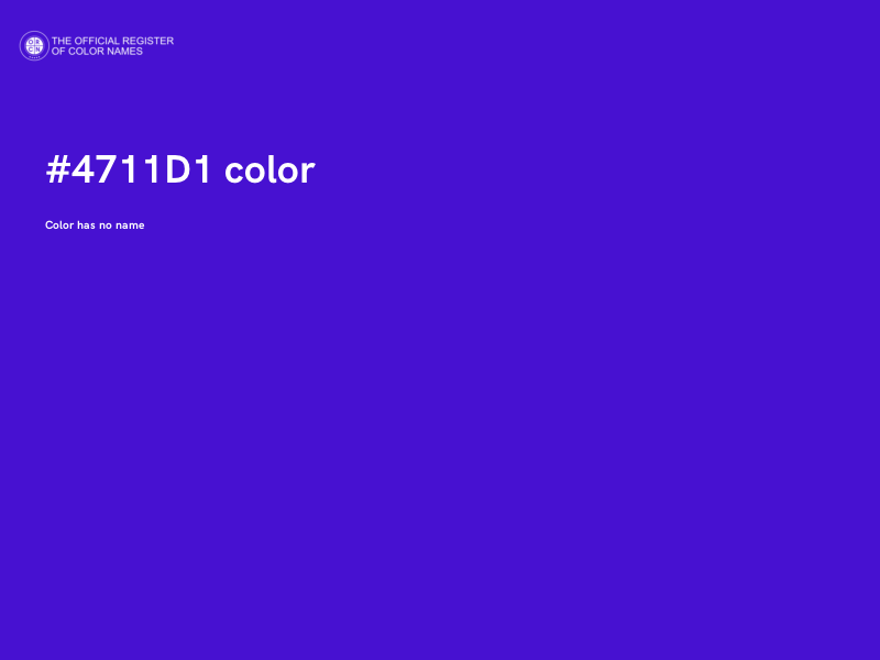 #4711D1 color image