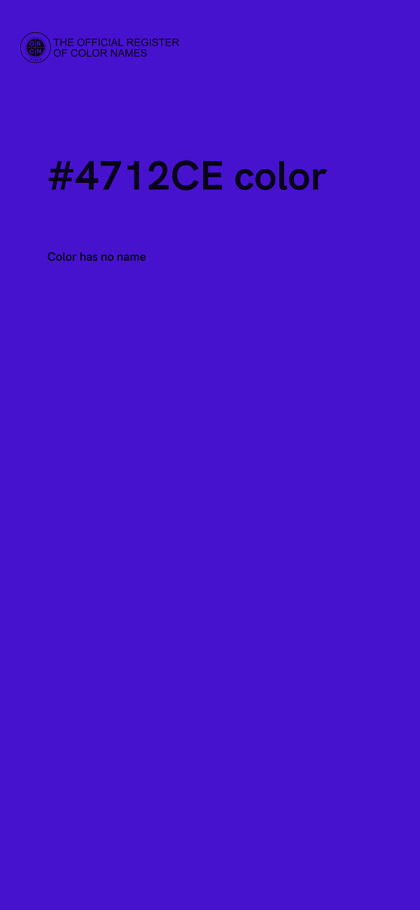 #4712CE color image