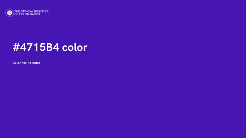#4715B4 color image