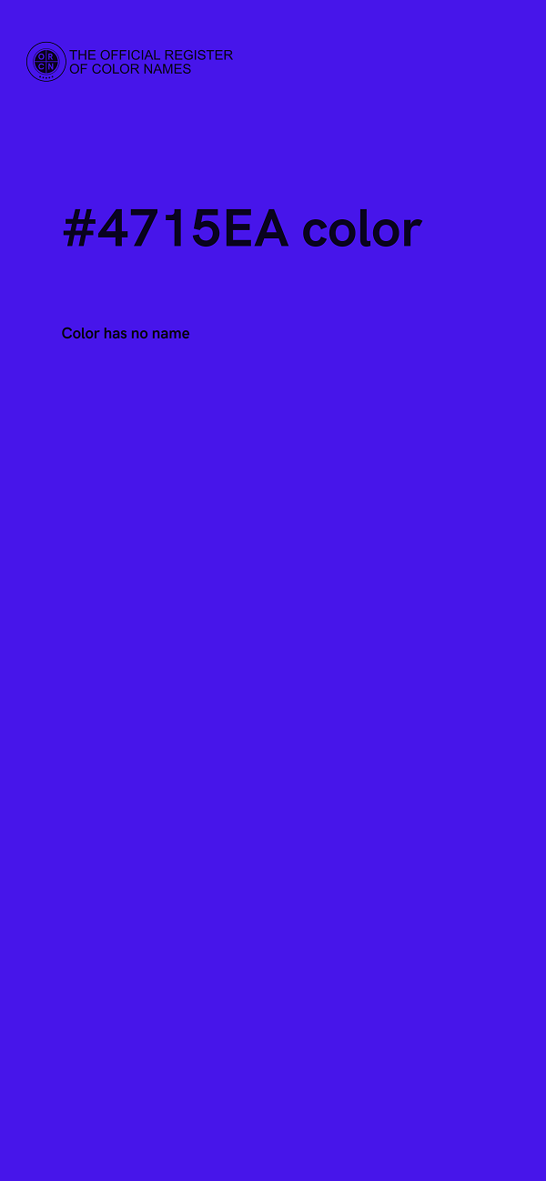 #4715EA color image