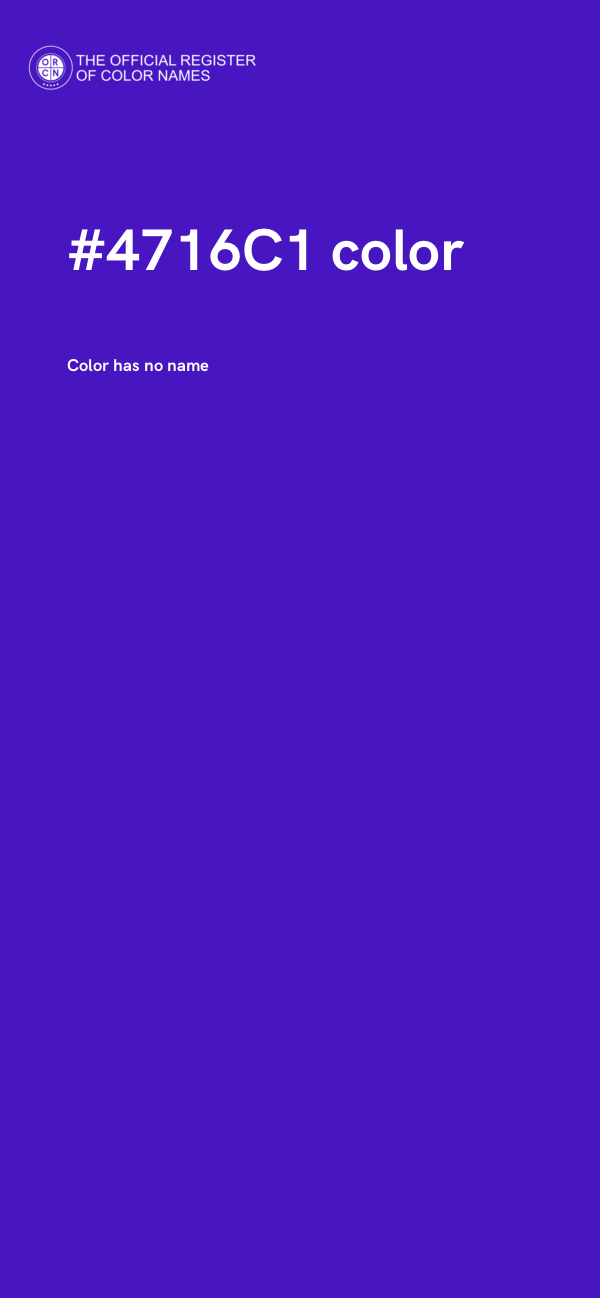 #4716C1 color image