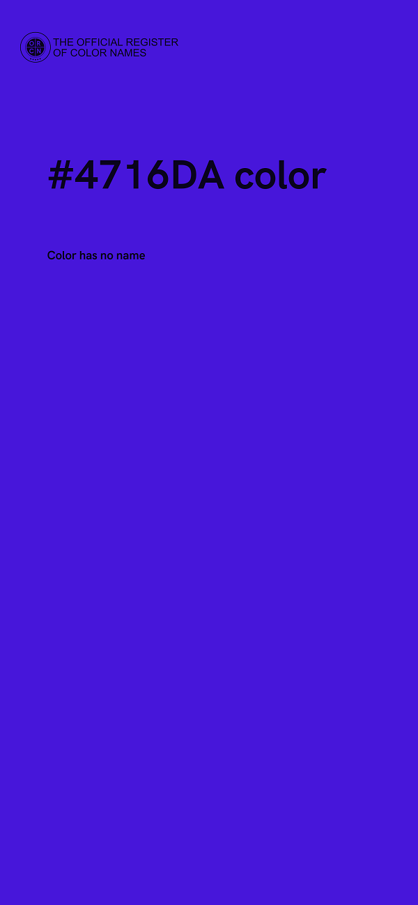 #4716DA color image