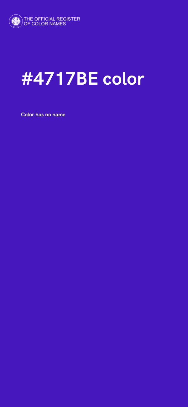 #4717BE color image